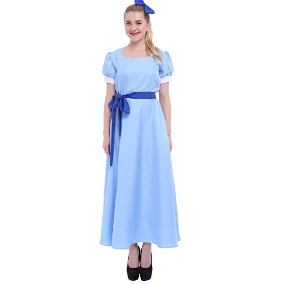 SOLD Disney Peter Pan Wendy Cosplay Costume Dress - Picture 7 of 7